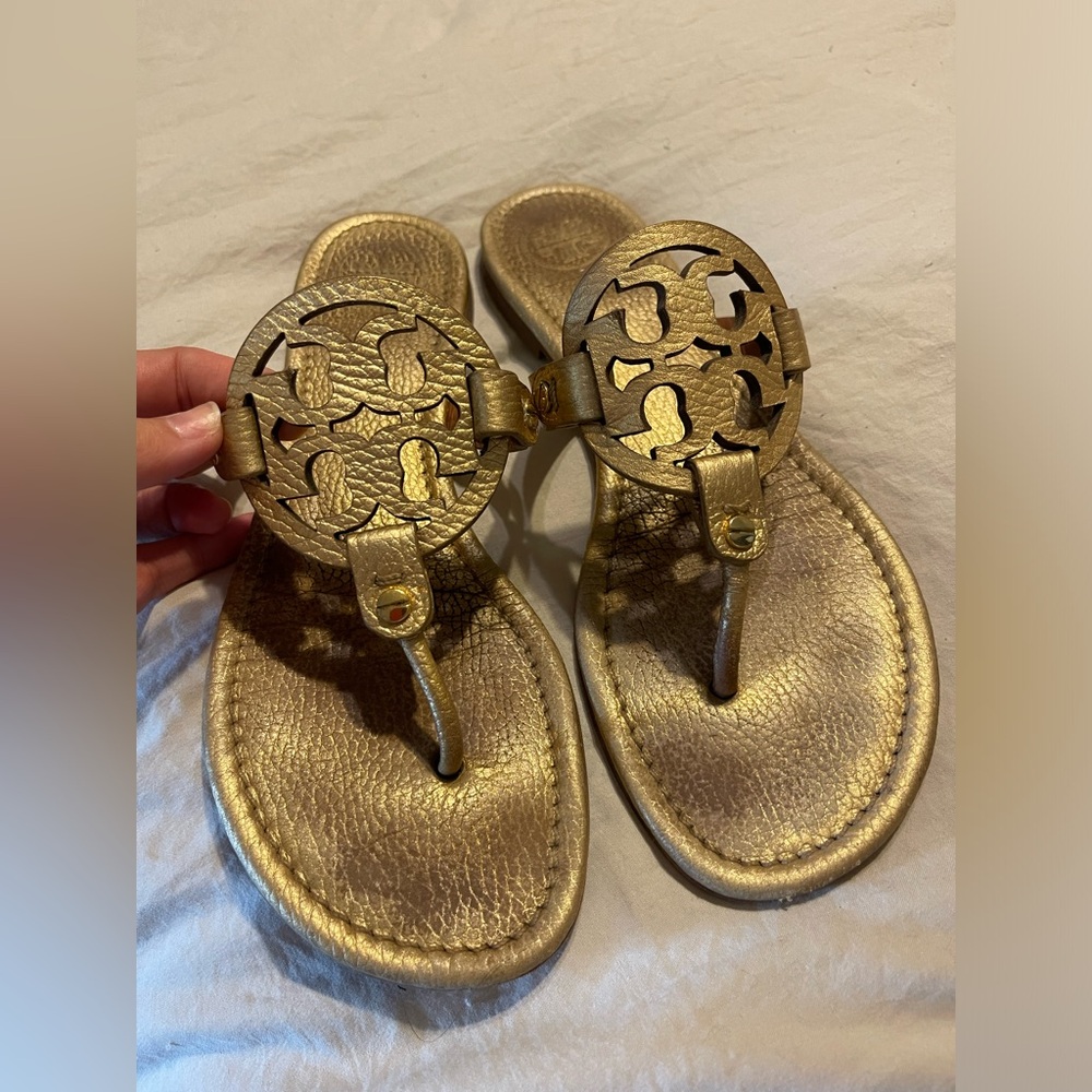 Tory Burch Gold Sandals